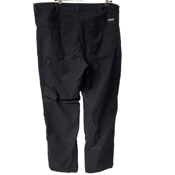 Eddie Bauer Pants Men's 36x30 Black Fleece Lined Tech Zip Pockets - Picture 2 of 7